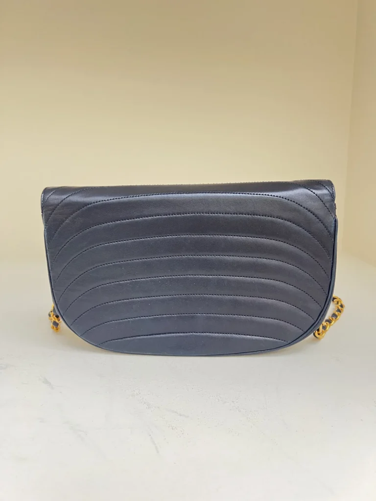 Chanel Halfmoon Bag Blue