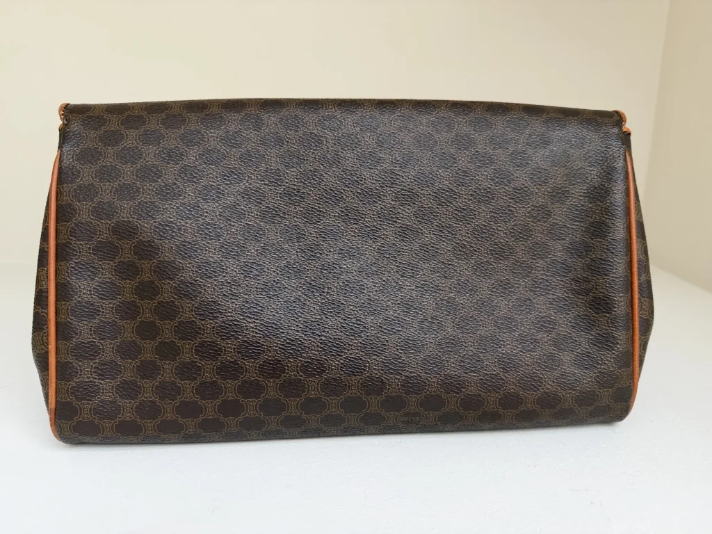 Céline Macadam Clutch Brown