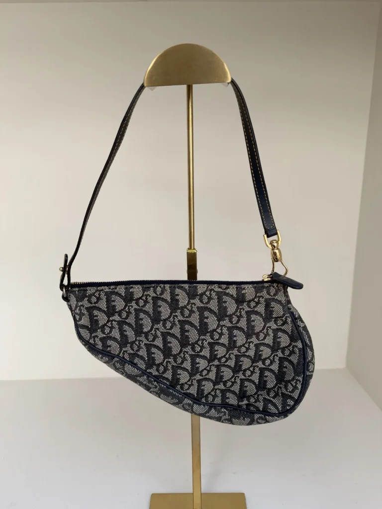 Dior Saddle Pouch Navy