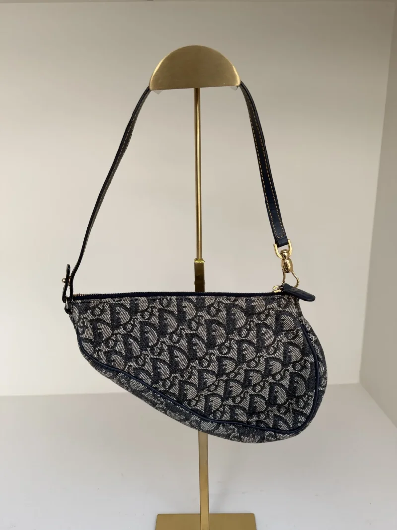 Dior Saddle Pouch Navy