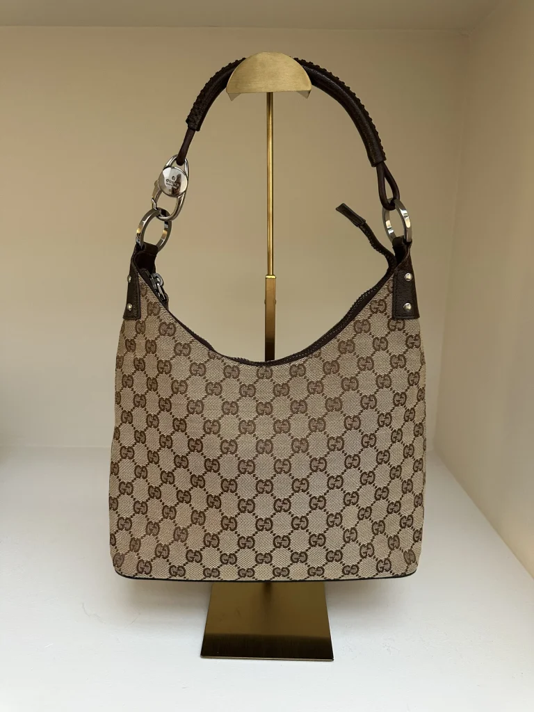 Gucci GG Canvas Hobo Shoulder Bag