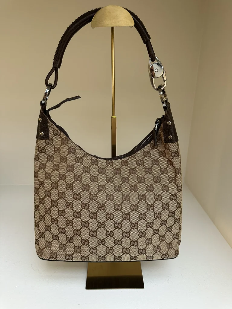 Gucci GG Canvas Hobo Shoulder Bag