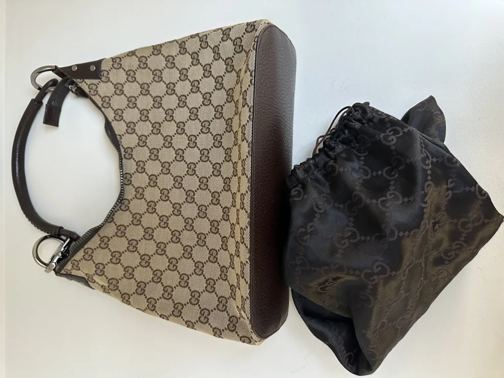 Gucci GG Canvas Hobo Shoulder Bag